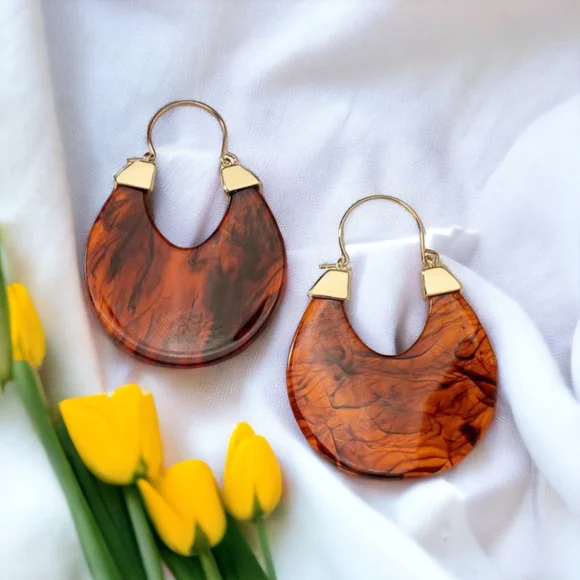 Stunning hoop earrings - Picture 9 of 14